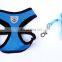 Breathable Mesh Cloth Vestlike Pet Collar Comfortable Leash Training Dog Rope Pet Neck Chain Pet Supplies