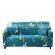 Printed Stretch Sofa Slipcover Floral Pattern 1 Piece Sofa Cover Washable Furniture Protector With Elastic Strap
