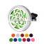 colorful color fiber pads for aromatherapy essential oils diffuser locket