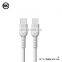 Skin - friendly Touch 1 meter Silicone Data Cable Superior Flexible Type C to Type Fast Charging Line