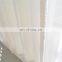 Wholesale cheap decoration clear polyester long shade white sheer curtain fabric for hotel living room and office