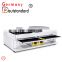snack machine crepe maker manufacturers double plate electric pancake maker crepe