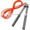 Adjustable Fitness Cable Rope Aluminum Handle Jump Ropes