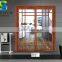 wood frames tempered glass for partition sliding doors