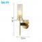 Indoor Vintage Wall Sconce gold Copper Glass design wall lights wall modern lamps