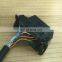 OBD2 Male to Dual Female Y Cable Extension Cable for Diagnostic OBD II 1ft