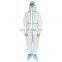 Disposable Coverall Virus Protection Medical Protective Clothing Suit for CE EN 14126 14605 13034 13982 Type 3 4 5 6