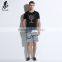 Black and white mens softextile t shirts short sleeve