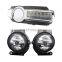For Mitsubishi Pajero Montero V93 2015 2016 2017 2018 Car DRL LED Daytime Running Light Yellow Signal Function Fog Lamp 12V