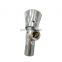 New Design One-key Switch Stop Valve Chrome Plated Brass Angle Valve For Bathroom