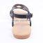 Rhinestone decoration upper china import wholesale fancy flat sandals women