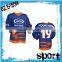 Custom sublimation blue ice hockey jersey factory price
