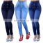 Wholesale Slim Jeans For, Women Skinny High Waisted  breathable Blue Denim Pencil Jeans Stretch Pants Woman Pants/