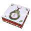 Luxury custom artpaper printing custom cardboard packing box with clear window packaging for Xmas Valentines