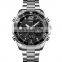 SKMEI 1649 Shock Analog Digital Sport Watch Luxury Stainless Steel Chronograph Men Watch hombres relojes