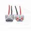 12V24V truck electric air conditioner waterproof power plug car parking air conditioner connector socket wiring harness