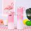 New Double Wall Stainless Steel Transparent Lid Insulated Thermos Bottle Logo Vacuum Flask