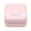 Custom Elegcnt Shape Pink Color  Pu Leather Bangle Box