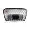 A5 modification grille change to RS5 style front bumper grill for Audi A5 center honeycomb grills no logo style 2013-2015