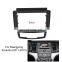 Car Radio Frame For 2011-2013 Ssangyong Korando Car Player Navigation Retrofit Installation Kit With Power Cable