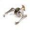 Frameless door handle stainless steel sliding glass door key lock for office