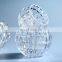 Creative Handmade Modern Tabletop Clear Spherical Round Small Size 15cm Hydroponics Crystal Glass Vase Home Decoration Holder