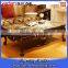 luxury modern wood and marble coffee table