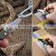 Portable Multifunctional Express Parcel Knife Keychain Serrated Hook Carry-on Unpacking Emergency Survival Tool Box Opener