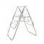 Balcony thickening floor hanger dormitory storage lengthened stainless steel folding clothes hanger