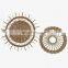Hot Sale Boho sun wall decor Wicker wall hanging basket set Boho wicker wall art for home decor Vietnam Supplier