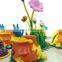 Kids amusement rides flower bee ride family rotation rides for sale