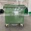 Standing Large Trash Can Wheelie Plastic Garbage Bins 1100L Waste Bin with Wheels