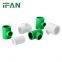 IFAN Factory Direct Green Plastic 20-125mm Pn25 Reduce Tee PPR Pipe Fittings