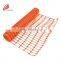 factory price economic 100X40mm plastic orange safety net