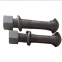Rail Screw Bolt Railway Fish Bolt Track Bolt