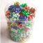 100pcs/PVC Popular Colorful Iridescent Ribbon Star Bow for Gift Decoration