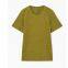 2025 spring new fashion simple standard version versatile round-neck linen T-shirt