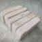 Round corners of tumbled white recycled full brick 240x115x50mm |TAITONE BRICK