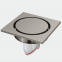 NIXI High Displacement Anti-Backflow Invisible Ceramic Embedded Floor Drain Modern All Copper for Kitchen Bathroom Hotels