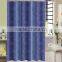 Hot Sale Lusury Design 100% polyester shower curtain for hotel, family, waterproof bath curtain