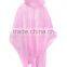 Custom Printed Fashion Women Plastic Disposable Raincoat