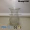 Ribbed Home Decor 430ml Tall Clear Glass Vase