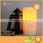 Candle Impression Artificial Flame Light Battery Operated Glitter Candle Light With Fluorescent Effect