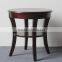 Antique rustic walnut reproduction furniture Birch wood coffee table