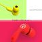 Remax 1.5M 3.5mm Audio Earphone For Mobile Phone Candy Series RM-505 Music in-ear Headphone For Phone TB-0347