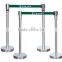 Crowd barrier for stanchion