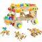EN71 newest product toy vehicle wooden DIY toy OEM/ODM educational DIY toy for children