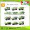hot sale hardwood military vehicles OEM kids mini car toys military vehicles EZ5081