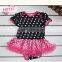 wholesale Fashion polk dot Baby Clothing Set Carters Baby Girl Sets Romper with Tutu Newborn baby Spring Summer Clothes SK-6