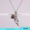 Ball Chain Mens Vintage Style Angel Wing Cross Heart Circle Charm Necklace